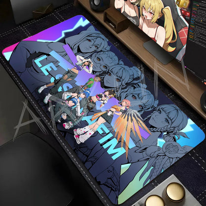 Moderna velika FPS 900x400 anime gaming djevojka Overwatch podloga za prijenosno računalo i ured, mekana gumena podloga za stol, XXL gaming podloga za miš