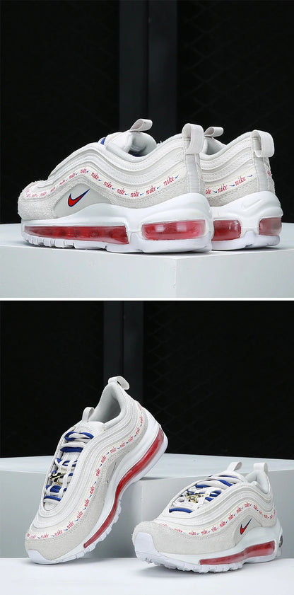 Zapatillas deportivas Nike genuinas AIR MAX 97 para mujer, de caña baja, con amortiguación de aire DC4013-001