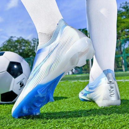 Chaussures de football pour hommes, chaussures de football pour femmes, chaussures de terrain synthétique pour l'extérieur