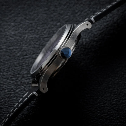 MysteriousCold 38mm Genuine Men's Mechanical Watch 2824 Movement Sapphire 100M Waterproof Leather Business Watches reloj hombre