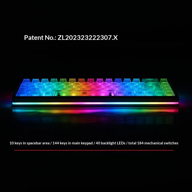 Everglide AE68 Pro Gaming Keyboard 8000Hz Polling Rate High Performance 0.001mm Rapid Trigger ADC Direct Link Dual RGB Lamp