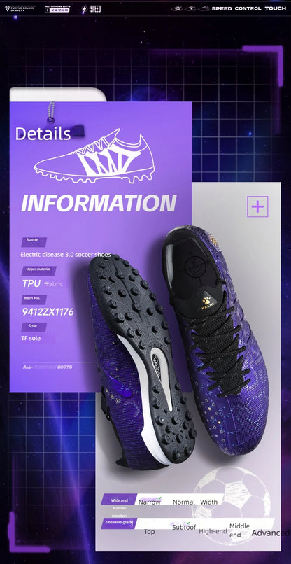 KELME Adult Football Shoes miesten Disease Electric 3.0 lyhytnappulaiset MG-ammattilaisjalkapallokengät otteluihin ja harjoitteluun, hengittävät