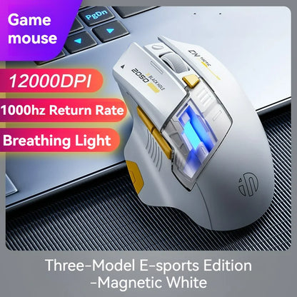 Inphic A9 Explorer V2 Three-mode Gaming Mouse Indicator DPI Adjustable Macro-driver Ergonomics 12000DPI 1000Hz rate of return