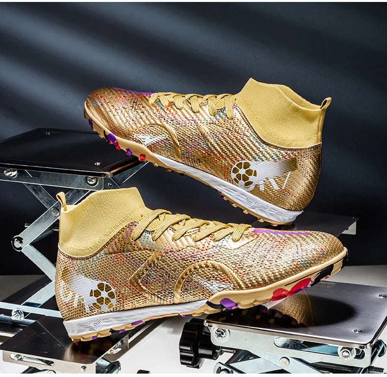 Nieuwe voetbalschoenen voor heren, ademende trainingsschoenen met noppen voor gras, lange spikes voor wedstrijden, indoor sneakers, ultralicht, dropshipping