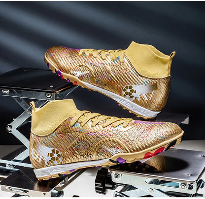 Nieuwe voetbalschoenen voor heren, ademende trainingsschoenen met noppen voor gras, lange spikes voor wedstrijden, indoor sneakers, ultralicht, dropshipping