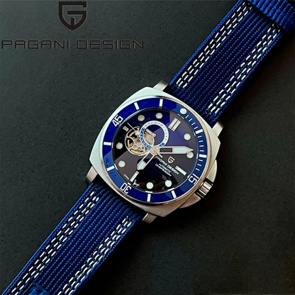 PD1736 PAGANI DESIGN 2025 Men Automatic Mechanical Watches Casual Fashion Sapphire Stainless Steel Diving TMI NH39 Men's Watch