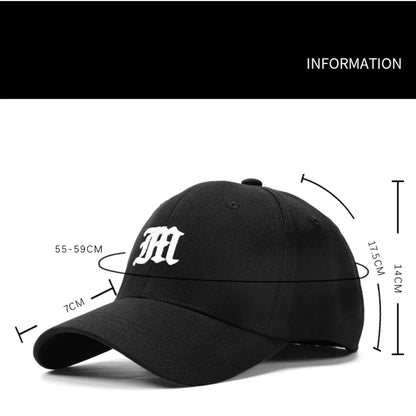 Szorosan illeszkedő, teljesen rugalmas, zárt sapka, „M” betűvel, hajlékony karimájú, új, trucker, férfi, flex, dad, hip-hop, baseball, snapback, napellenző, Era
