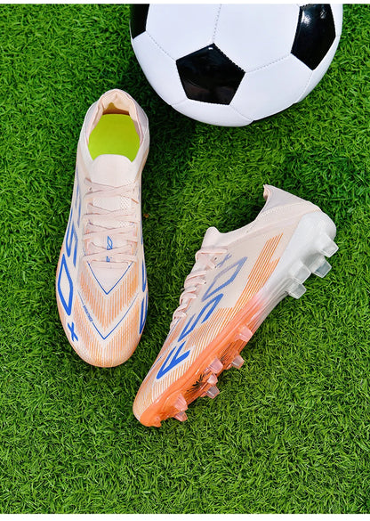 New Men Football Boots Match Grass Cleats High-quality Soccer Shoes Futsal Sneakers Non-Slip Indoor Hot-selling High-top Outdoor