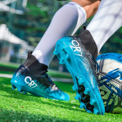 Autumn Hot Selling Shock-Absorbing Adult Football Shoes Soft and Stable Sports Shoes Rebound Wrapped Lightweight Cleats