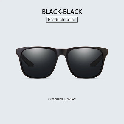 Fashion Sun Glasses Square Polarized Sunglasses man Driving Fishing Luxury Brand Designer UV400 Eyewear