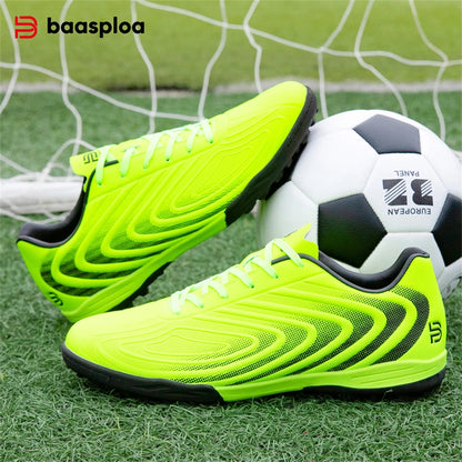Baasploa Pánske futbalové topánky Značka Comfort Ľahké tréningové topánky na trávnik Profesionálne futbalové topánky Pánske mäkké tenisky Protisklzové