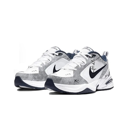 Specialfremstillede sneakers Nike Air Monarch 4 "Misty Night Blue Star" klassiske retro-løbesko til mænd