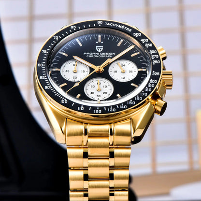 2026 New PAGANI DESIGN Mens Watches Panda Moon Watch Luxury Quartz Watch For Men Automatic Date Sport Chronograph Wristwatch Men