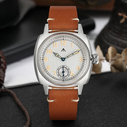 Militado ML03 Tribute 1926 VD78 Quartz Movement Watch Sapphire Crystal Stainless Steel Case Roman Dial 100M Waterproof Watches