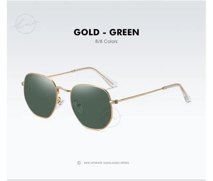 LM New Fashion Women Hexagon Sunglasses Men Retro Polarized Driving Coating Mirror Sun Glasses Goggle UV400 Eyewear gafas de sol
