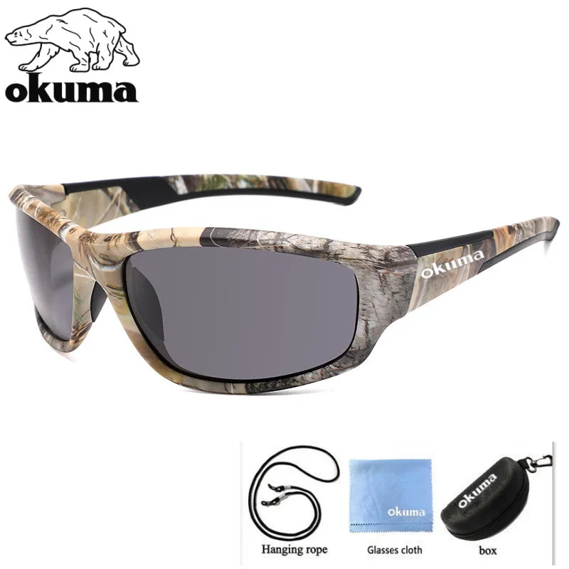 Okuma new fashion outdoor polarized glasses UV400 for cycling fishing driving camping and other sports