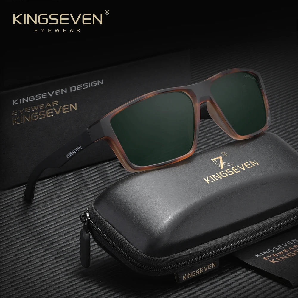 KINGSEVEN Polarized Sunglasses For Men Women Driving Glasses Male Goggle UV400 Driving Outdoor Eyewear TR90