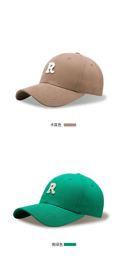 New model Big Head Baseball Cap for Men Cotton Outdoor Sport Snap Back Cap Dad Hats R Lette Large Size Deepen Trucker Cap