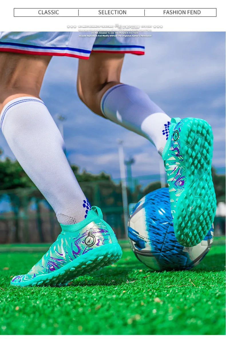 Professional Soccer Sneakers for Men and Women High Quality Fashion Men's Football Cleats Large Size 46 Futsal Shoes Men's Trainers