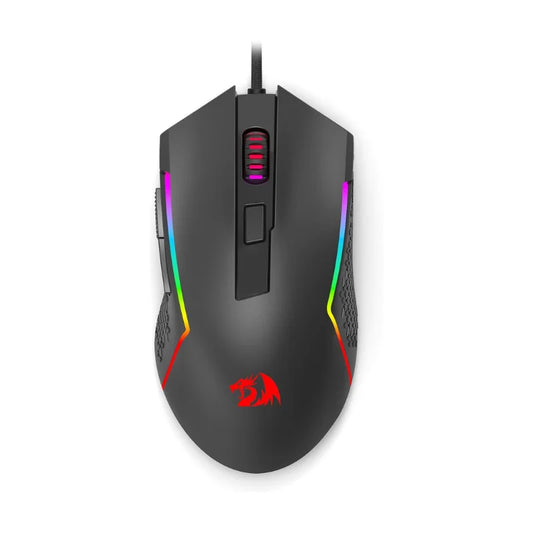 Redragon M616 RGB-Gaming-Maus, 10000 DPI, kabelgebunden, optisch, 6 programmierbare Tasten, 8 beleuchtete Modi, Software unterstützt DIY-Tastenbelegungen