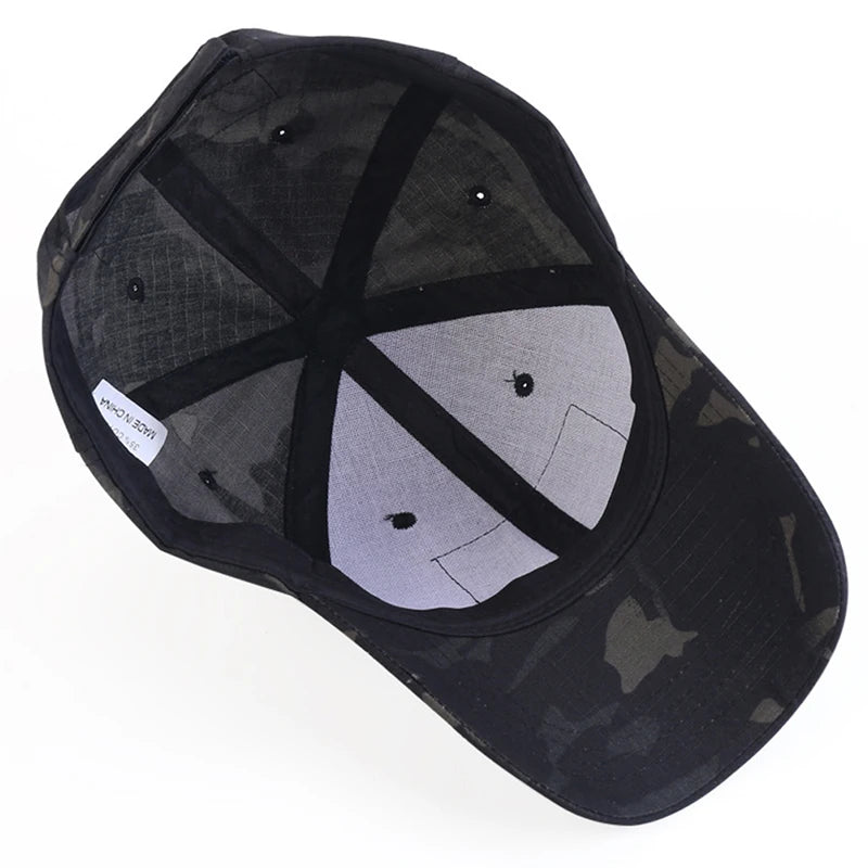 Fashion Baseball Caps for Men Women Camouflage Soldier Combat Paintball Adjustable Summer Hiking Fishing Snapback Sun Hat Unisex