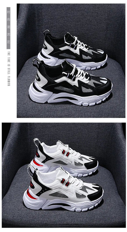 Neue Outdoor-Freizeitschuhe für Herren, modische Sportschuhe, leichte, bequeme und atmungsaktive Herrenschuhe