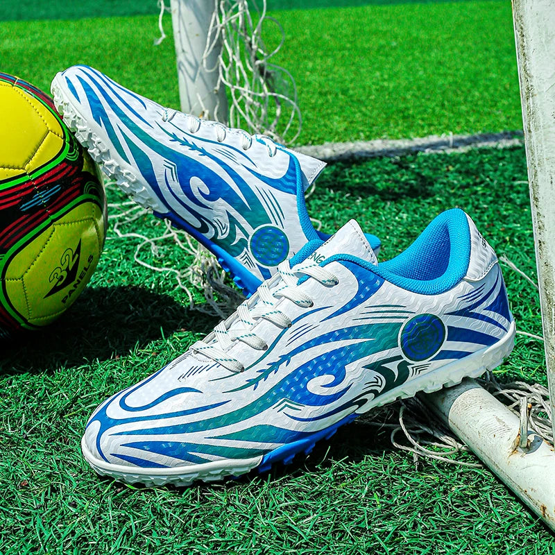 Herren-Fußballschuhe, komfortabel und atmungsaktiv, für Jungen, leicht, rutschfest, Trainingsschuhe für Rasen, Kunstrasen und Outdoor-Sport