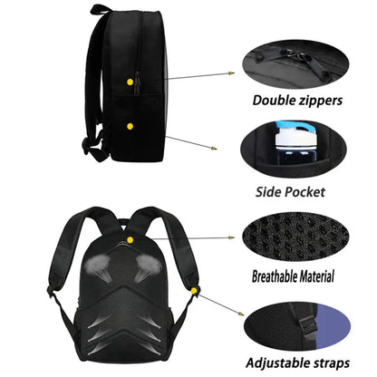Conjunto de mochila infantil 3 peças, mala a tiracolo e estojo, mala FORTNITE com desenhos, leve para meninos e meninas dos 5 aos 10 anos, porta-chaves 3D impresso grátis