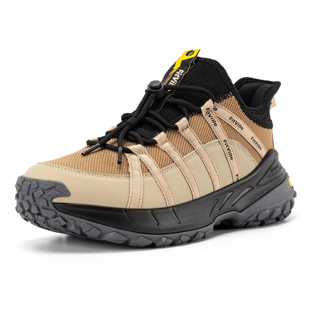 Fittington Wide Sneakers for Men Slip-on Hiking Shoes Soft Comfortable Men Running Shoe Slip Resistant Walking Shoes with Arch