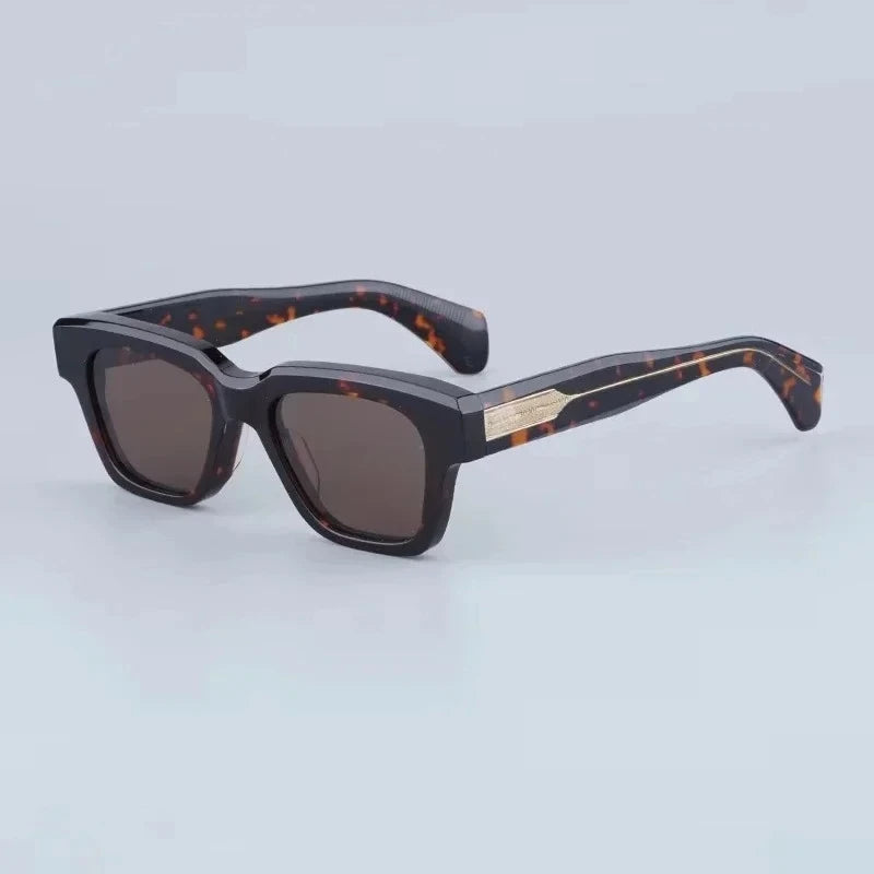 JMM Fellini Sunglasses Square High Quality High Street Punk Uv400 Men and Women Eyeglasses for Optical Prescripiton with Case