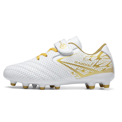 Nouveaux enfants bottes de Football sport société terrain garçon chaussures de Football Futsal rapide intérieur Sneaker Original cheville crampons botte de Football