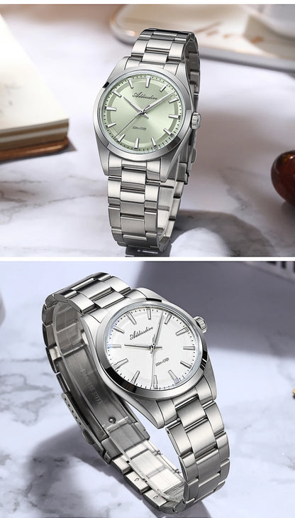 ADDIESDIVE 2024 New AD2066 Men's Watches Bubble Mirror Pot Cover Glass Stainless Steel Waterproof  Quartz Watch Man reloj hombre