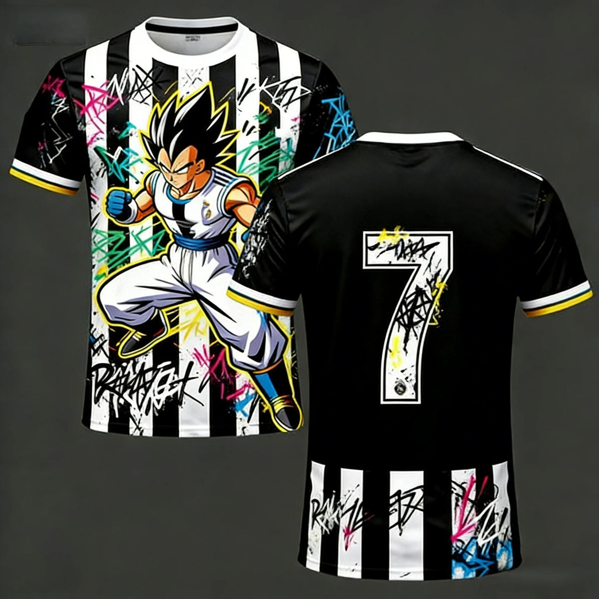 2026 Summer Dragon Ball T-Shirt High Quality 3D Goku Print Oversized Unisex Retro Y2K Anime Football Casual for Men Women Kids