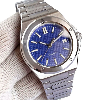 Tandorio Neue schwarze luxuriöse Business-Herrenuhr im Engineer-Stil, mechanisch, Saphirglas, 100m wasserdicht, NH35A Automatikuhren