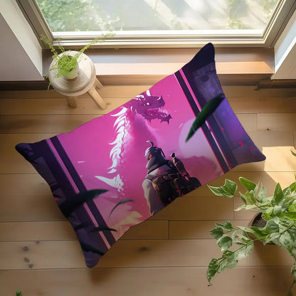 Battle royale game F-Fortnite c cushion cover Hit product Sofa living Room Office Rectangle Pillow Home Coffee Shop Bedding