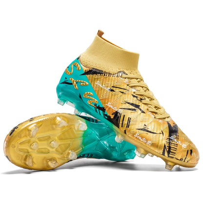 Brand Fashion Football Sneakers for Men and Women Professional Field Boots Big Size 46 Long Spikes Soccer Cleats Men's Football Boots