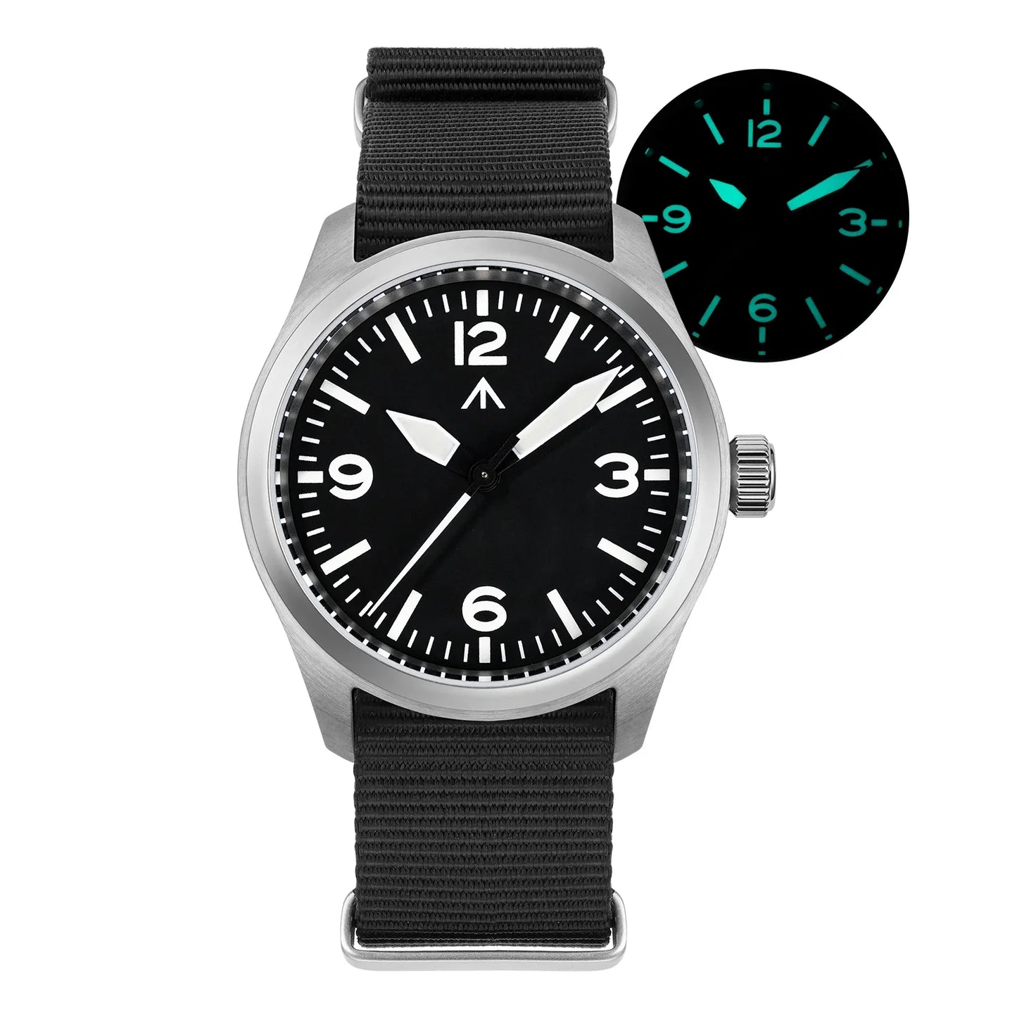 Militado ML08 Quartz Watch  VH31 Movement Steel Strip Sapphire Crystal Vintage Watch 10Bar Waterproof BGW9 Luminous Mens Watch