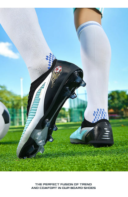 Pánske futbalové kopačky, športová futbalová obuv, outdoorové kopačky, dospelí, protišmykové, chlapčenské, s dlhými hrotmi, tréningové, priedušné, na zápas, pohodlné