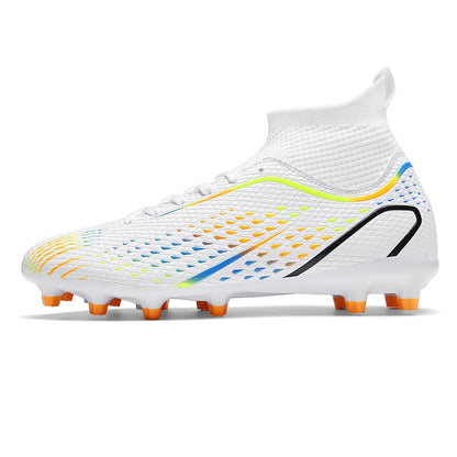 Men's Outdoor Football Boots FG/TF Professional Training Soccer Shoes Cleats Turf Futsal Match Grass Unisex Non-Slip Breathable