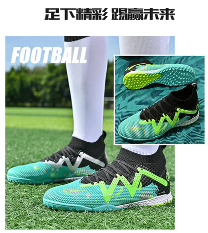 Men New TF Football Boots Society Professional Comfortable Top Quality Male Soccer Shoes Adult Casual Ultralight Football Shoes
