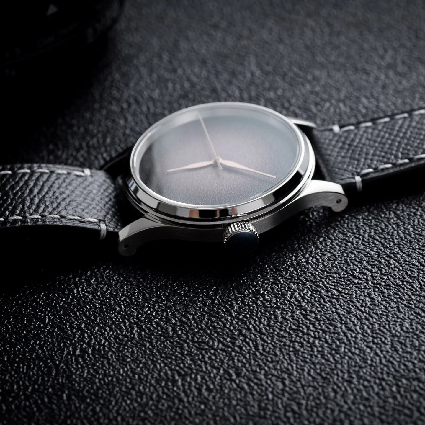 MysteriousCold 38mm Genuine Men's Mechanical Watch 2824 Movement Sapphire 100M Waterproof Leather Business Watches reloj hombre