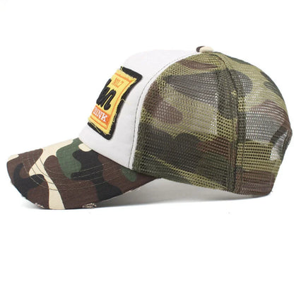 Casquette de baseball brodée avec lettrage, pour hommes et femmes, en maille respirante pour l'été, casquette snapback unisexe, style hip-hop, trucker, « Bone Gorras »