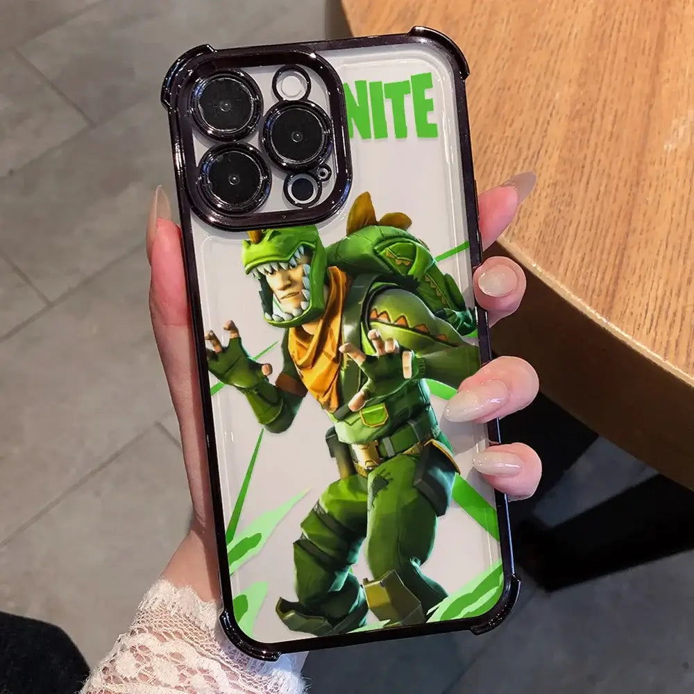 Anime Fortnites Game Plating Phone Case For Xiaomi Redmi A7 15 A3 15C 14C K50 A1 Note 15 14 13 12 12s Pro Plus 4G 5G Anti Fall