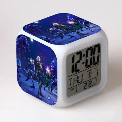 Fortnite Alarm Clock Cute Fashion Cartoon Personalized Creative Kawaii Minimalist LED Alarm Clock Gift for Friends' Birthday
