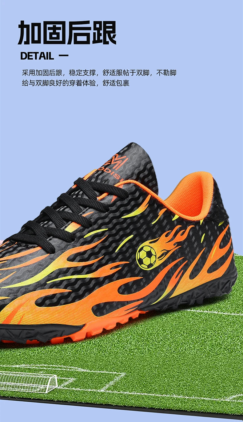 Professional Children's Football Shoes Outdoor Soccer Shoes Kids Futsal Sneakers Lightweight Non-slip Child Soccer Cleats Boys
