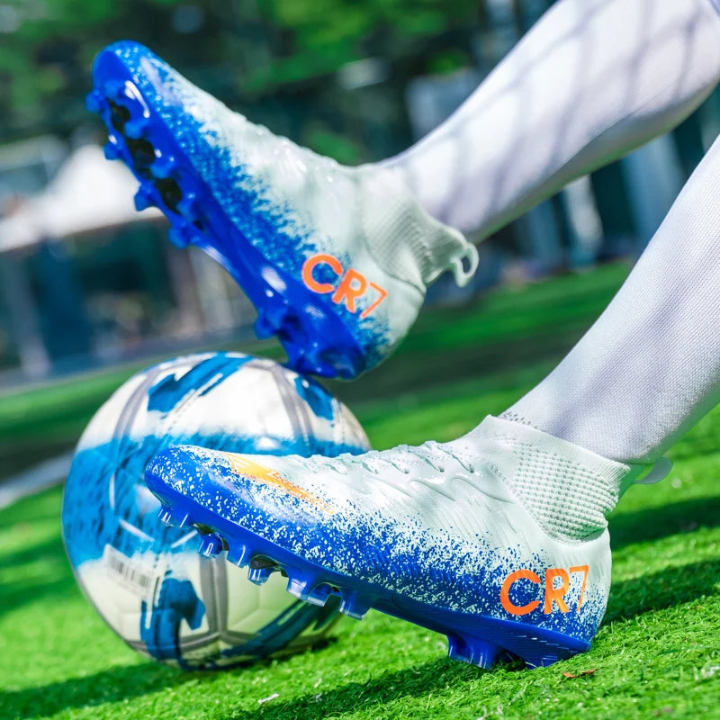 Autumn Hot Selling Shock-Absorbing Adult Football Shoes Soft and Stable Sports Shoes Rebound Wrapped Lightweight Cleats