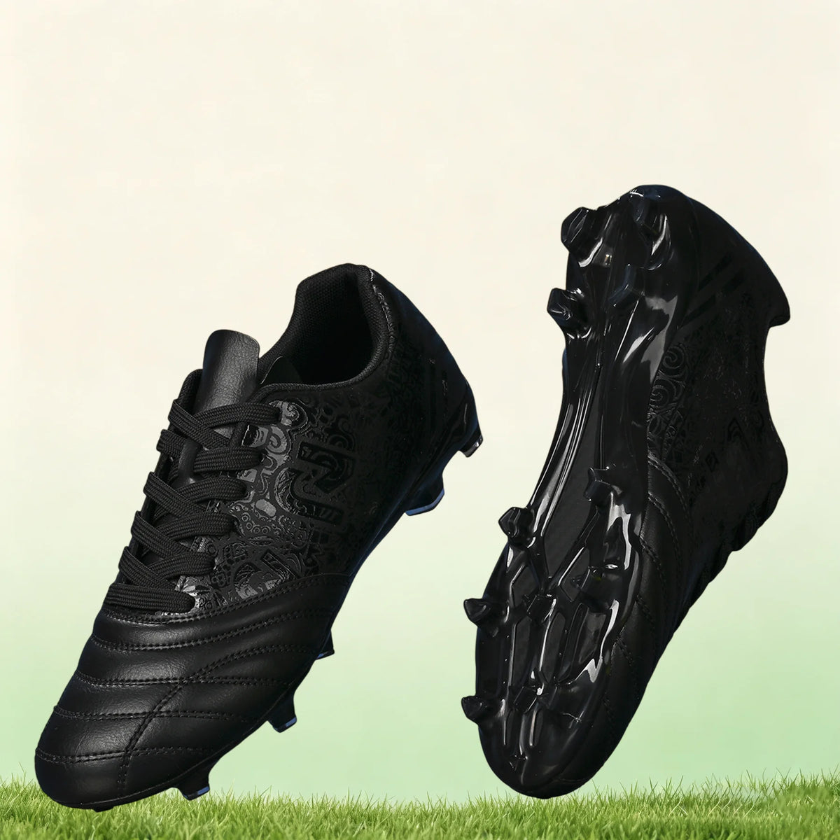 Chaussures de football AG/FG de nouveau style, crampons stables en TPU longs, unisexes, pour terrain de gazon extérieur, matchs et entraînements de football