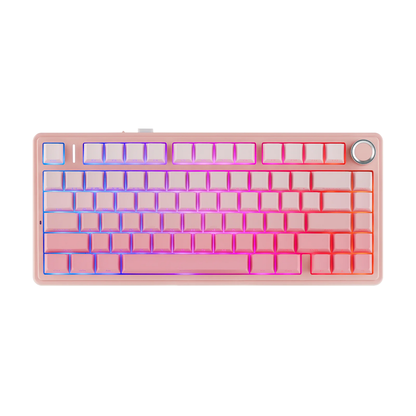 EPOMAKER x AULA F75 75% ANSI Gasket Hot-Swap Bluetooth 5.0/2.4G Wireless/Wired Mechanical Keyboard PBT Keycaps for Win/Mac