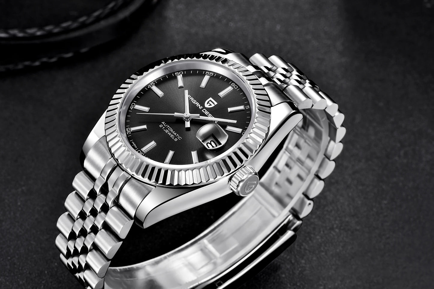 Relojes PAGANI DESIGN 2026 nuevos de lujo en oro y plata, relojes mecánicos para hombre, acero inoxidable, cristal de zafiro, reloj automático