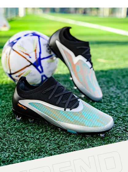 Chuteiras de Futebol para Homem Novas, com Pitons para Exterior, Respiráveis, Antiderrapantes, para Adulto, Desporto, Pitons Longos, Treino, Rapaz, Jogo, Confortáveis